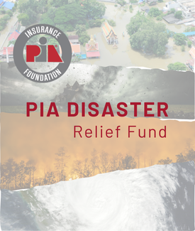 PIA Disaster Relief Fund - PR graphic